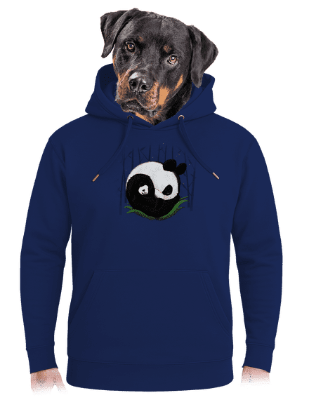 Dve spiace pandy unisex mikina premium Navy