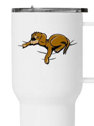 Spiaci pes termohrnček White