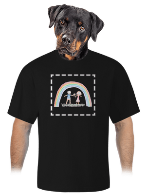 Detské kresby - Nahraj vlastnú unisex tričko oversized Black