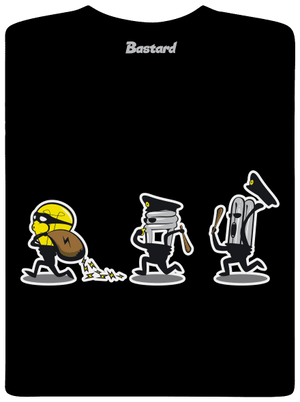 Zlodej elektřiny detské tričko Black