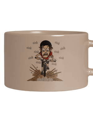 Cinklista hrnček makronka Brown Macaron