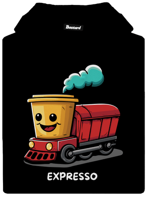 Expresso pánska mikina klokanka Black