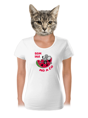 Som iná dámske tričko White