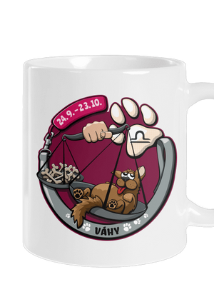 Psí horoskop: Váhy klasický hrnček White