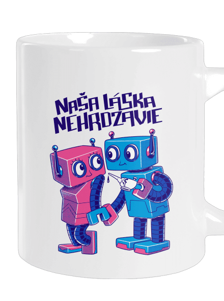 Roboti veľký hrnček White