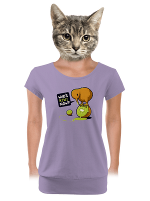 Kiwi dámske tričko s lemom Lavender
