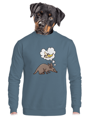 Samica hrabáča unisex mikina bez kapucne Nordic Blue