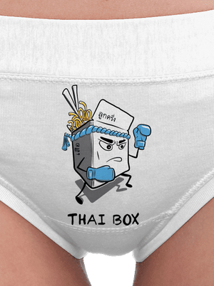Thai box dámske nohavičky White