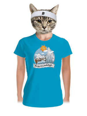 Hory ma priťahujú dámske športové tričko Blue Atol