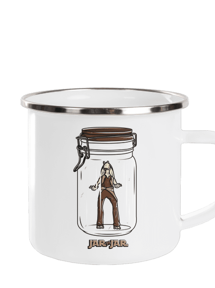 Jar in jar plecháčik White