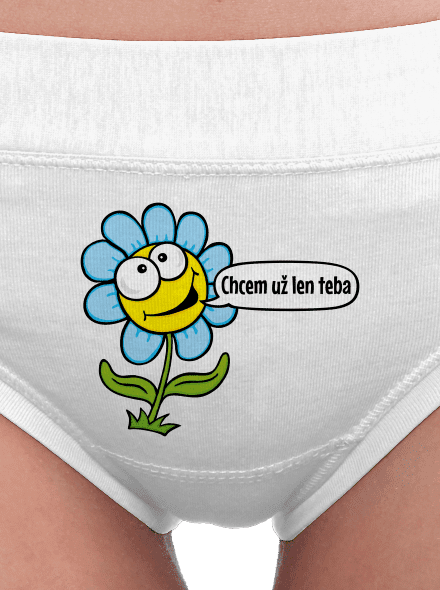 Chcem už len teba dámske nohavičky White