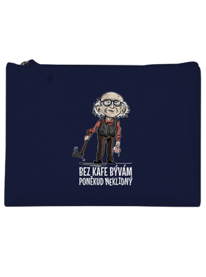 Neklidný bez kafe taštička French Navy