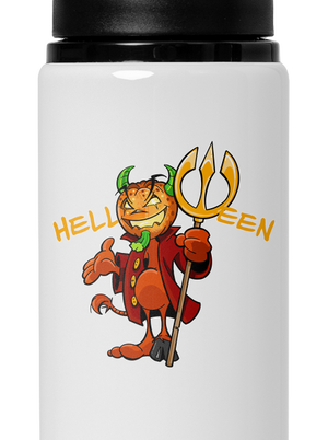 Helloween flaša na vodu White