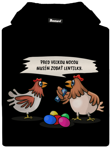 Sliepka pred Veľkou nocou detská mikina klokanka Black