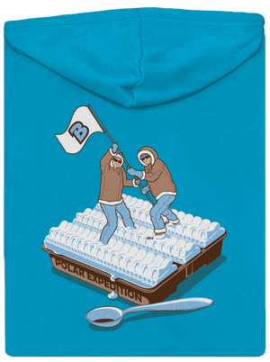 Polárna expedícia dámska mikina na zips Blue Atol