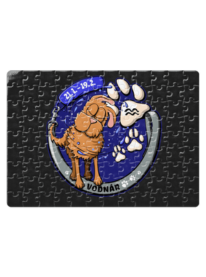 Psí horoskop: Vodnár puzzle White