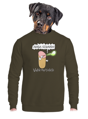 unisex mikina bez kapucne