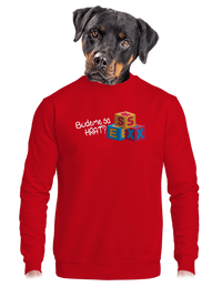 unisex mikina bez kapucne