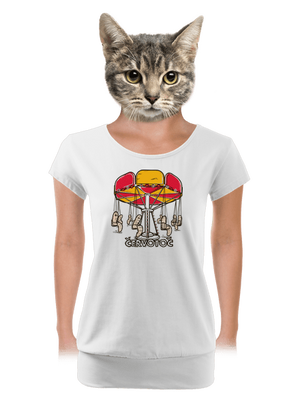 dámske tričko s lemom