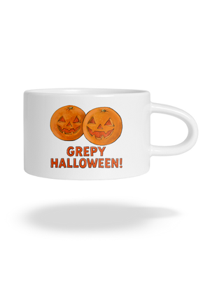 Grepy Halloween hrnček makronka White