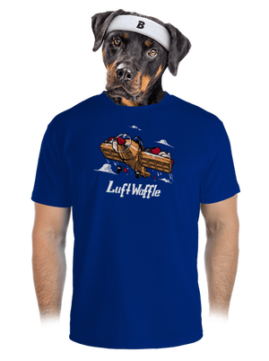 Luftwaffle pánske športové tričko Royal Blue Mal