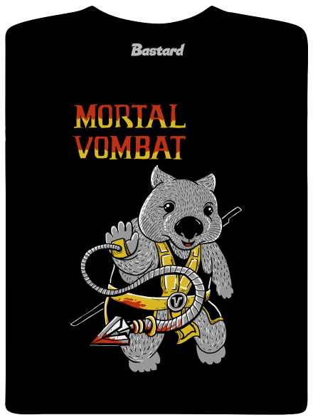 Mortal Vombat pánske dlhý rukáv Black