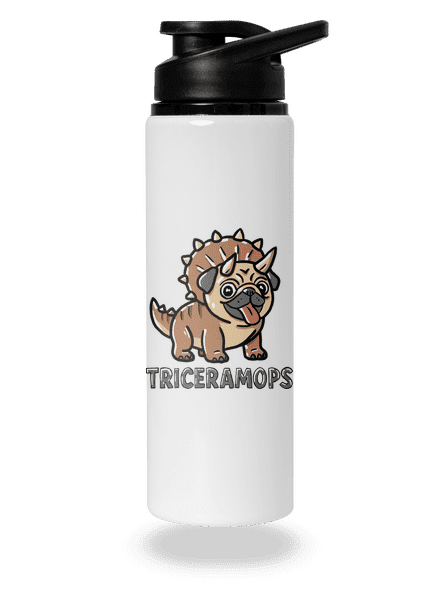 Triceramops flaša na vodu White