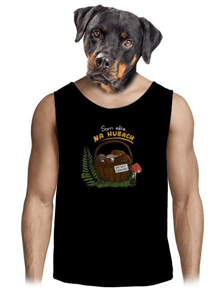 Na hubách pánske tielko Black