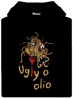 Ugly o olio pánska mikina klokanka Black