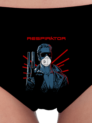 Respirátor dámske nohavičky Black