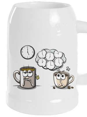 Čaj o piatej, káva stále polliter White