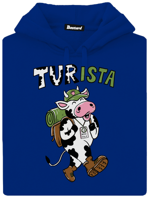 Tur na cestách dámska mikina klokanka Royal Blue Mal