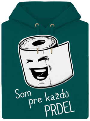 Prdel unisex mikina premium Emerald Green