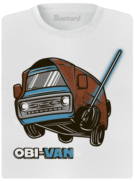 Obi Van dámske športové tričko White