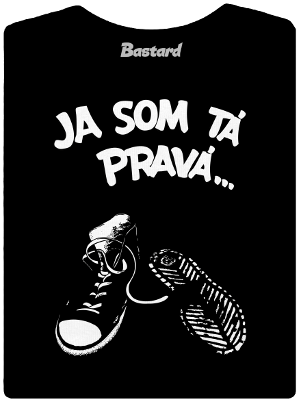 Hľadám tú pravú dámske tričko s lemom Black