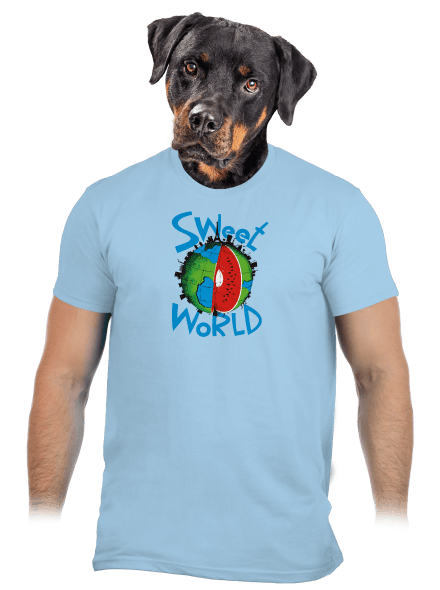 Sweet World pánske tričko Sky Blue