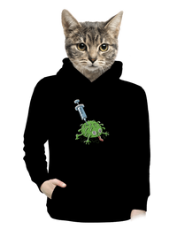 dámska mikina klokanka