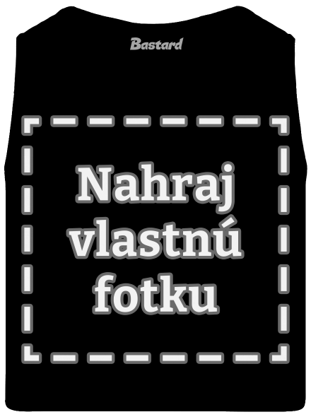 Vlastná potlač pánske tielko Black