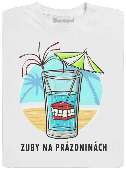 Zuby na prázdninách detské tričko White