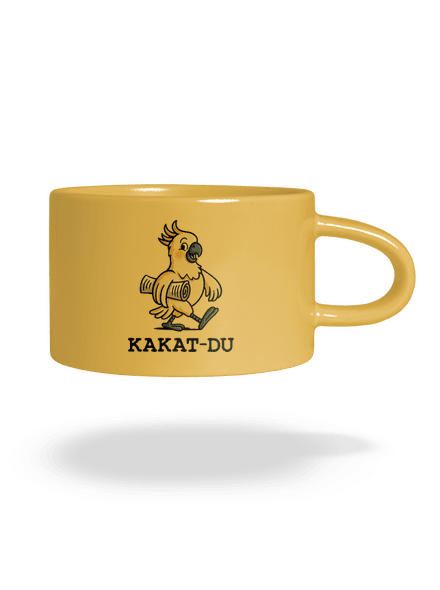 Kakat-du hrnček makronka Yellow Macaron