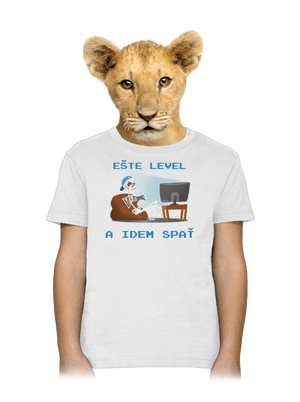 Ešte level detské tričko White