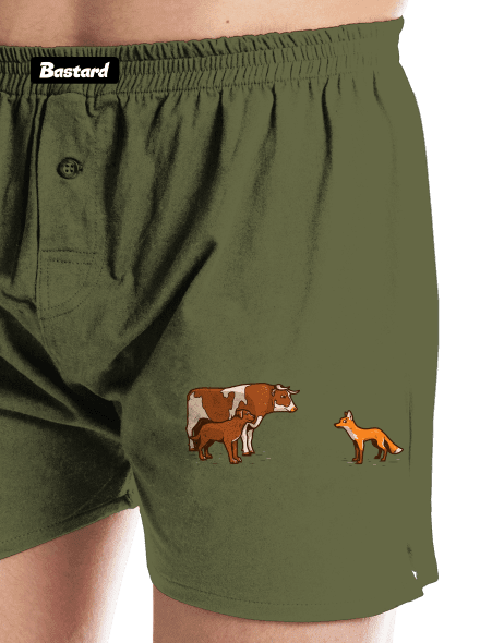Vůl, pes a vulpes pánske trenky Khaki