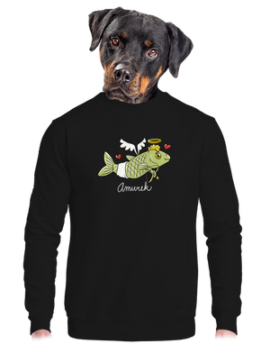 unisex mikina bez kapucne