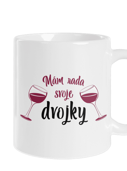 Dvojky klasický hrnček White