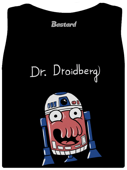 Dr. Droidberg dámske tielko klasické Black