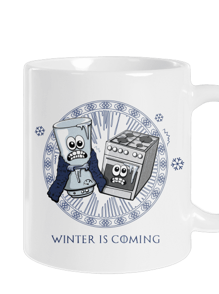 Winter is coming klasický hrnček White
