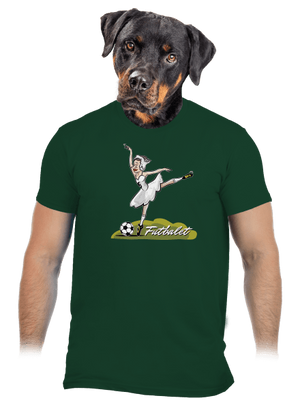 Futbalet pánske tričko Bottle Green