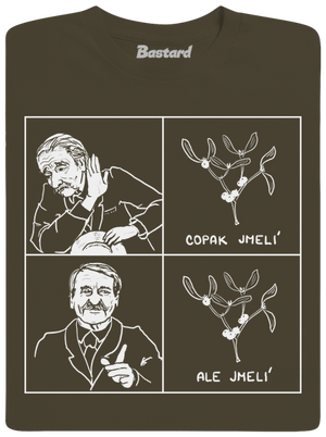 Cimrman: Copak jmelí pánske dlhý rukáv Urban Khaki