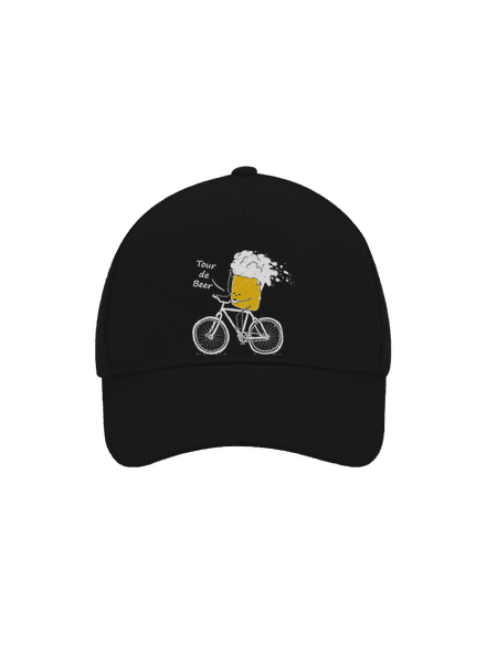 Tour de beer šiltovka baseballka Black