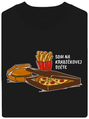 Krabičková diéta unisex mikina bez kapucne Black